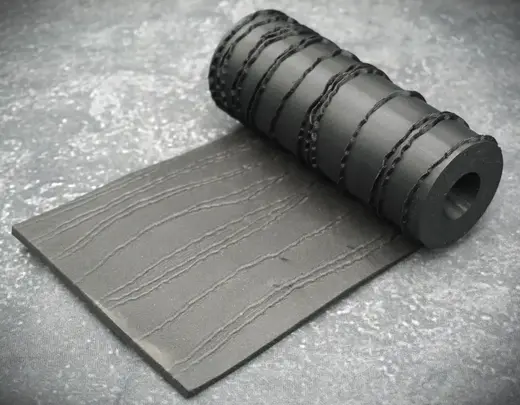 Textured Roll With Bone Pattern