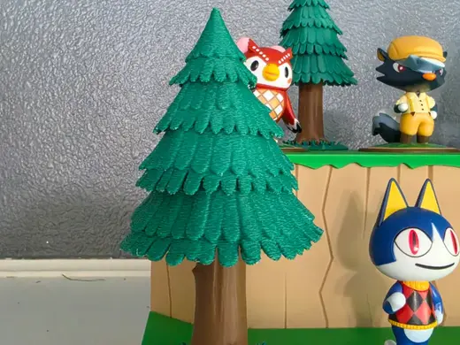 Animal Crossing style Ceder Tree
