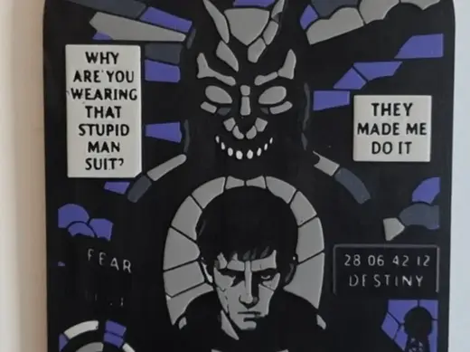 Donnie Darko Style Stained Glass