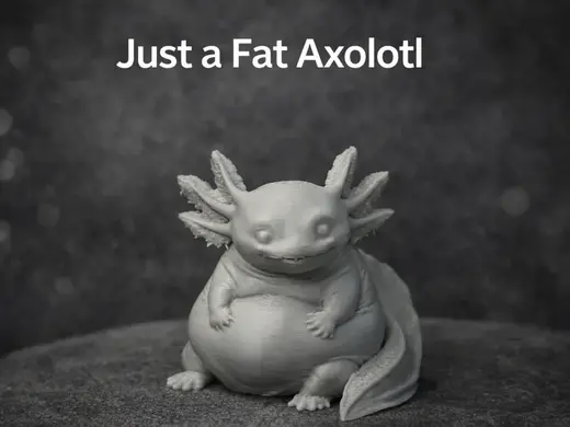 Juste un gros Axolotl – Inutile mais nécessaire