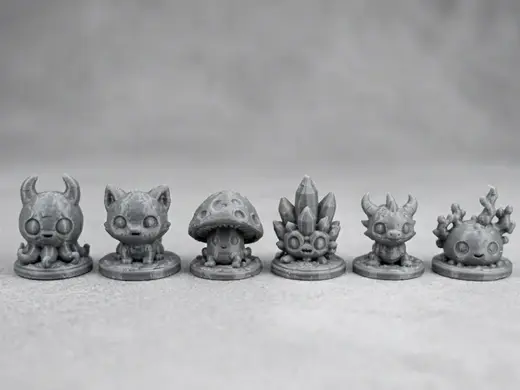 Cute Micro Monster Buddies – 6 Piece Mini Set
