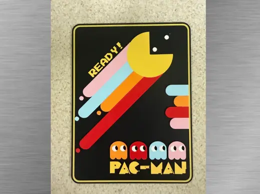 Arcade Art-Retro Pacman -Minimalist