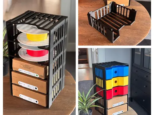 Filament storage system/rack