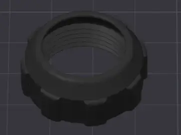Replacement cap nut for car phone holder