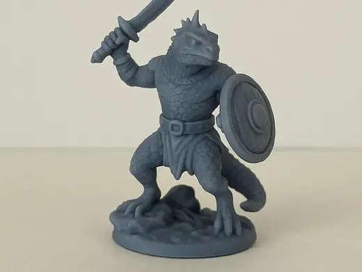 Lizardfolk Warrior – Tribal Guardian Miniature