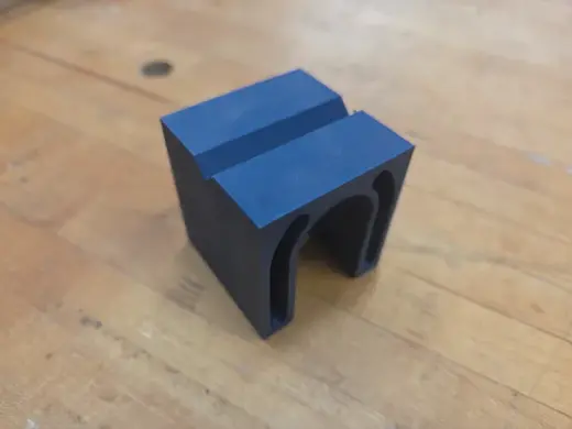 Wood Clamp Support for Pony Pipe Clamps