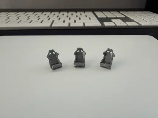 Car Seat 4 for 1:64 scale cars (Hotwheels, ...)