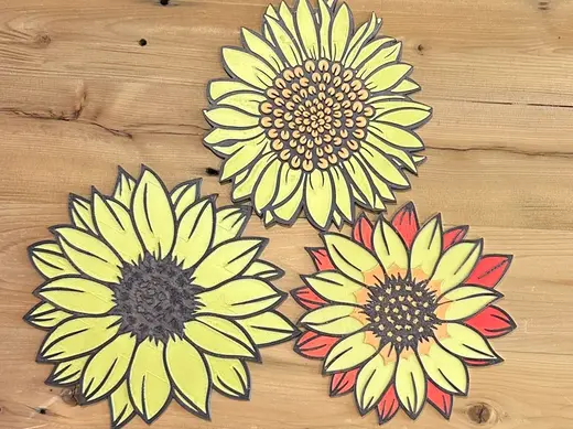 Sunflower Designs Wall Door Art Decor