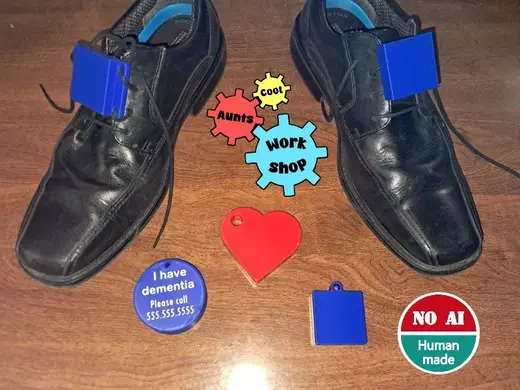 Encased Tile Trackers for Dementia