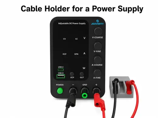 Cable holder for a power supply