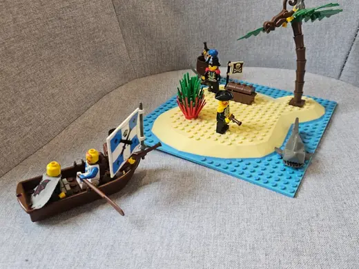Pirate's Cove - Legos baseplate A1 mini (22x22)