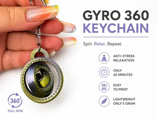 Gyro 360 Keychain | Anti-Stress Spinner
