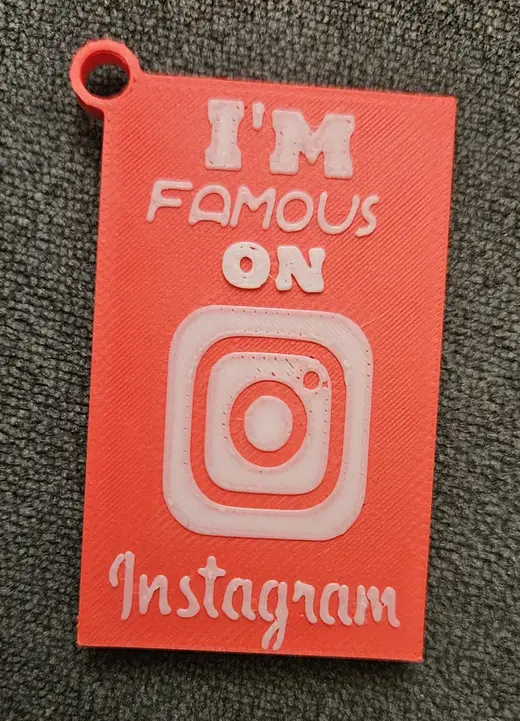 INSTAGRAM KEYCHAIN