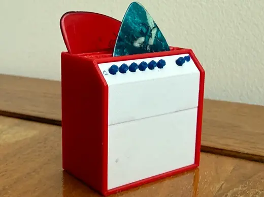 Guitar/Bass Retro Amp Pick Holder