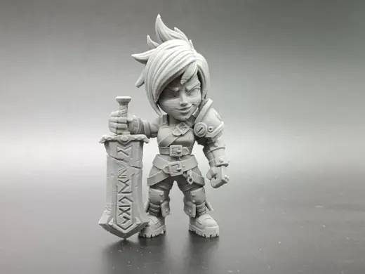 League of Legends Chibi Riven - Fan Art