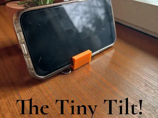 Tiny Tilt Keyring Phone Stand