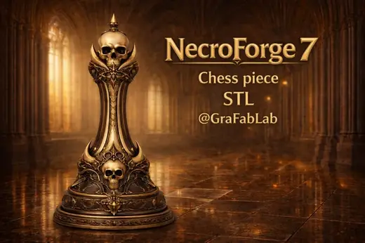 Necroforge7 "Pawn" - chess piece