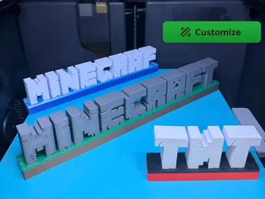 Minecraft Desk Sign Generator with Multiple Themes