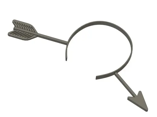 "Arrow Through the Head" headband