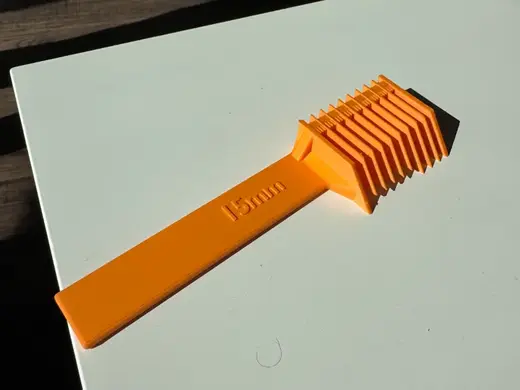 Hair cut guide for perfectly even results 11-19mm