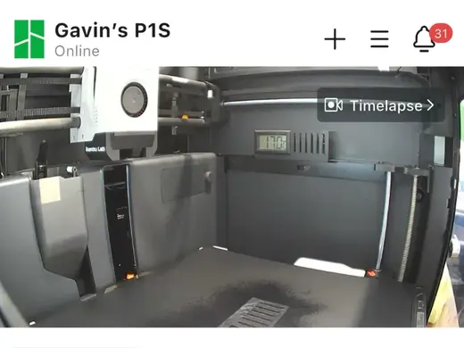P1S Chamber Thermometer