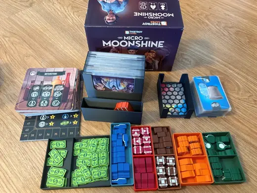 Micro Moonshine Box Organizer | Sleeve Compatible