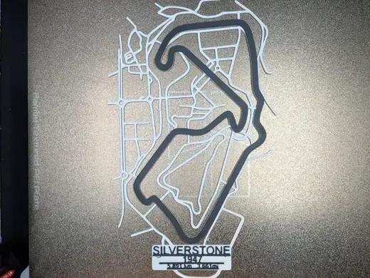 Silverstone circuit f1 track surrounding roads