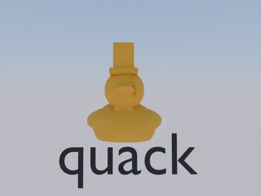 Posh Easy To Print Duck