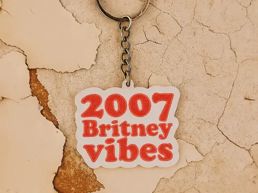Portachiavi "2007 Britney Vibes"