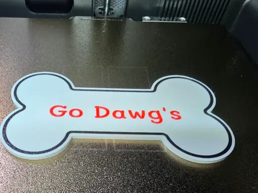 Georgia Bulldog Bone