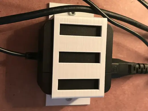 Under Desk Power Brick Mount