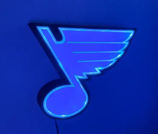 St. Louis Blues Hockey Light Box