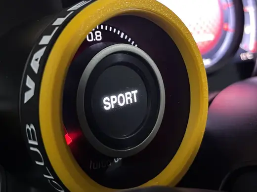 Abarth cornice manometro turbo