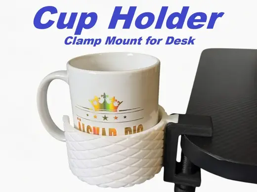 Cup Holder – Clamp Mount for Desk