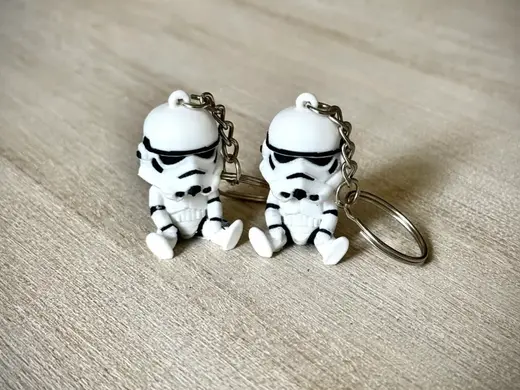 Adorable Baby Stormtrooper Star Wars Keychain!