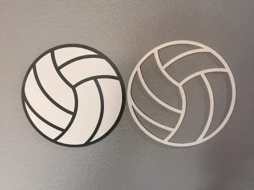 Volleyball Wall Decor ( 2 versions )