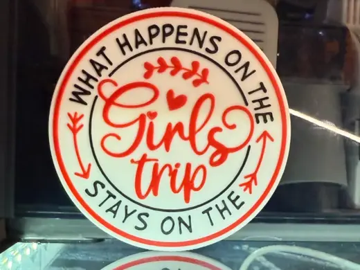 GIRLS TRIP COASTER - WHAT HAPPENS ON THE TRIP