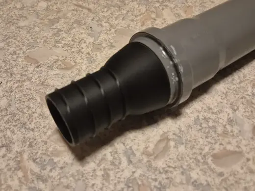 DN50 auf 38mm Spiralschlauch KG-/HT-Rohr Adapter