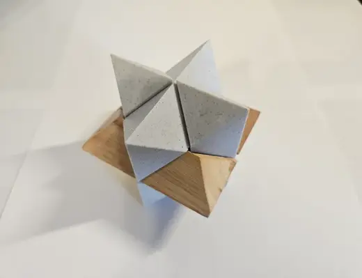 3D Diamond Star Puzzle