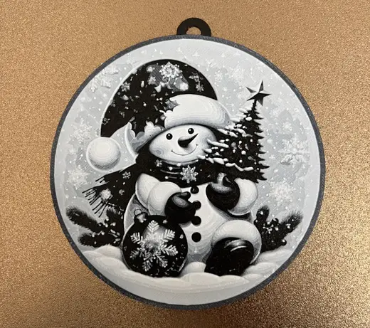 Christmas Snowman Ornament