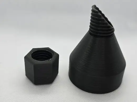 Pour Spout with Threaded Cap Finest Threads