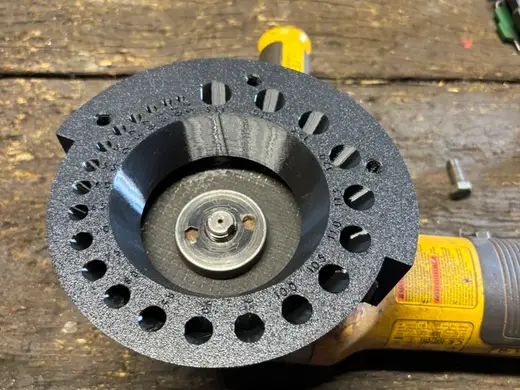 Drill sharpener for angle grinder 125 mm