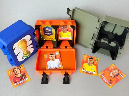 Football Sticker Organizer Box