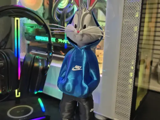 Separate Urban Bugs Bunny Nike logo