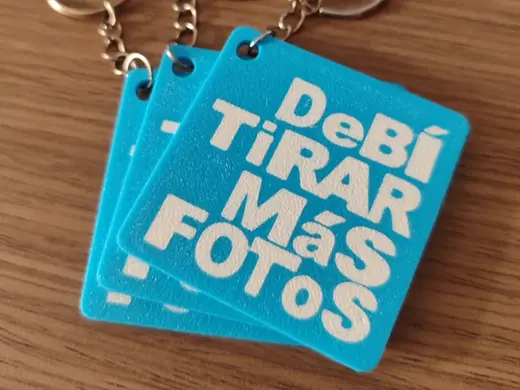 Debi tirar mas fotos keychain