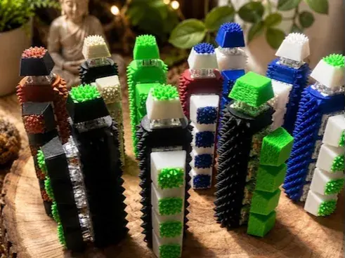 Spiky Sensory 5‑Clicker