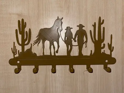 Schlüsselbrett Key Board Cowboys