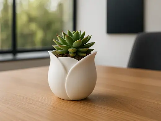 Modern Tulip Planter – Elegant Planter - Decor