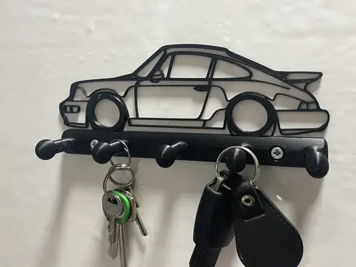 Porta chiavi Porsche da parete