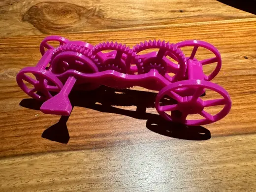 Wind Up Spring Car - Kit Card Windup wrooommm